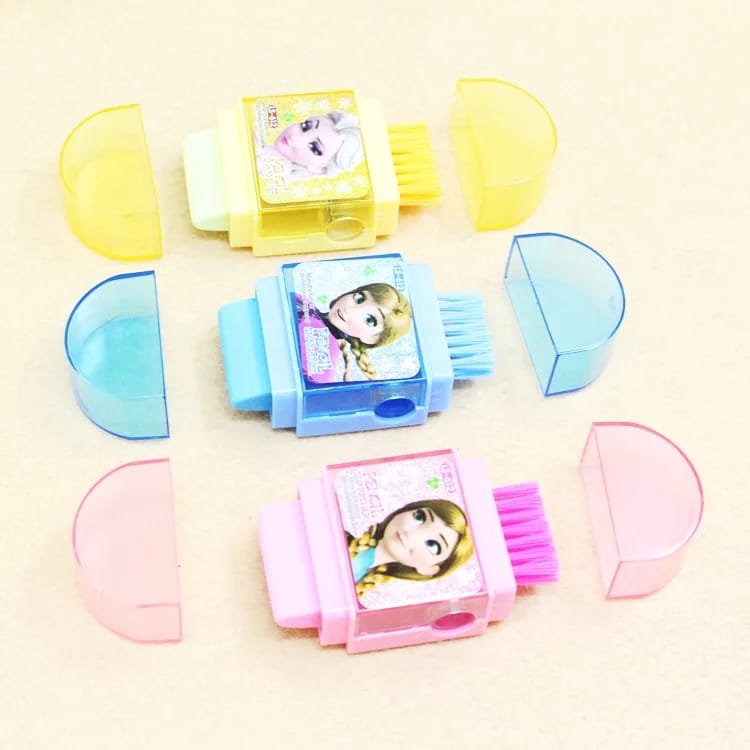 3 In 1 One Multifunctional Pencil Sharpener, Eraser Student School Supplies, Cartoon Cute Pencil Sharpener Eraser 3 In 1 One Multifunctional Pencil Sharpener, Eraser Student School Supplies, Cartoon Cute Pencil Sharpener Eraser